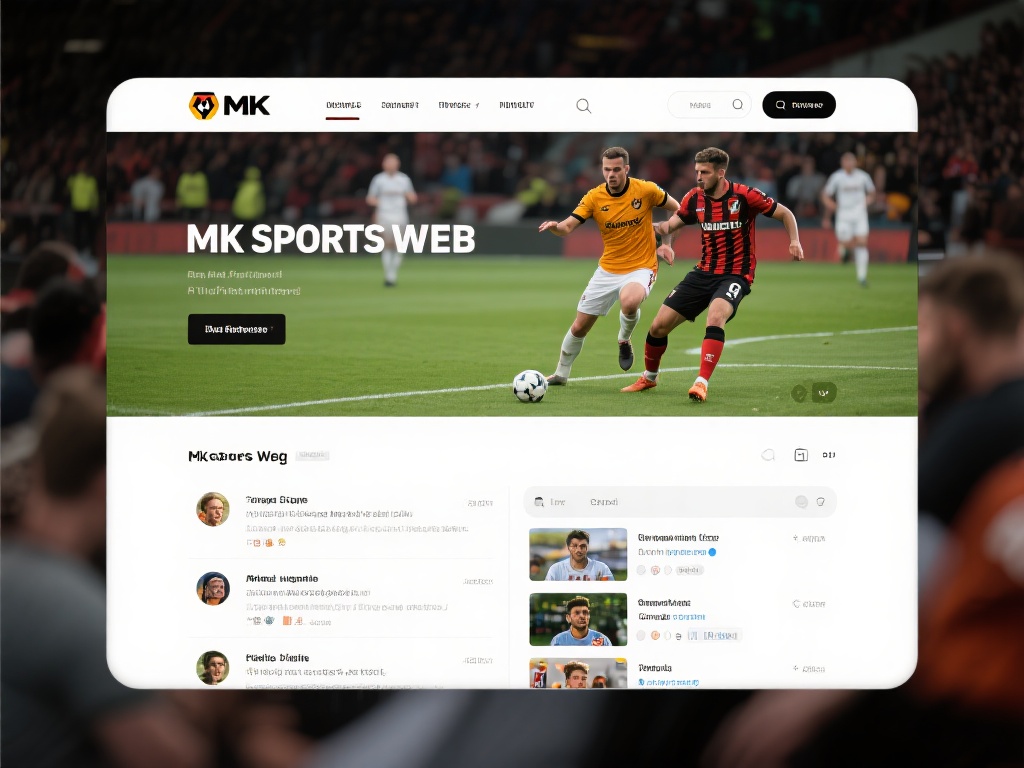 除了观看比赛，MK体育网页还提供了多种互动方式，让